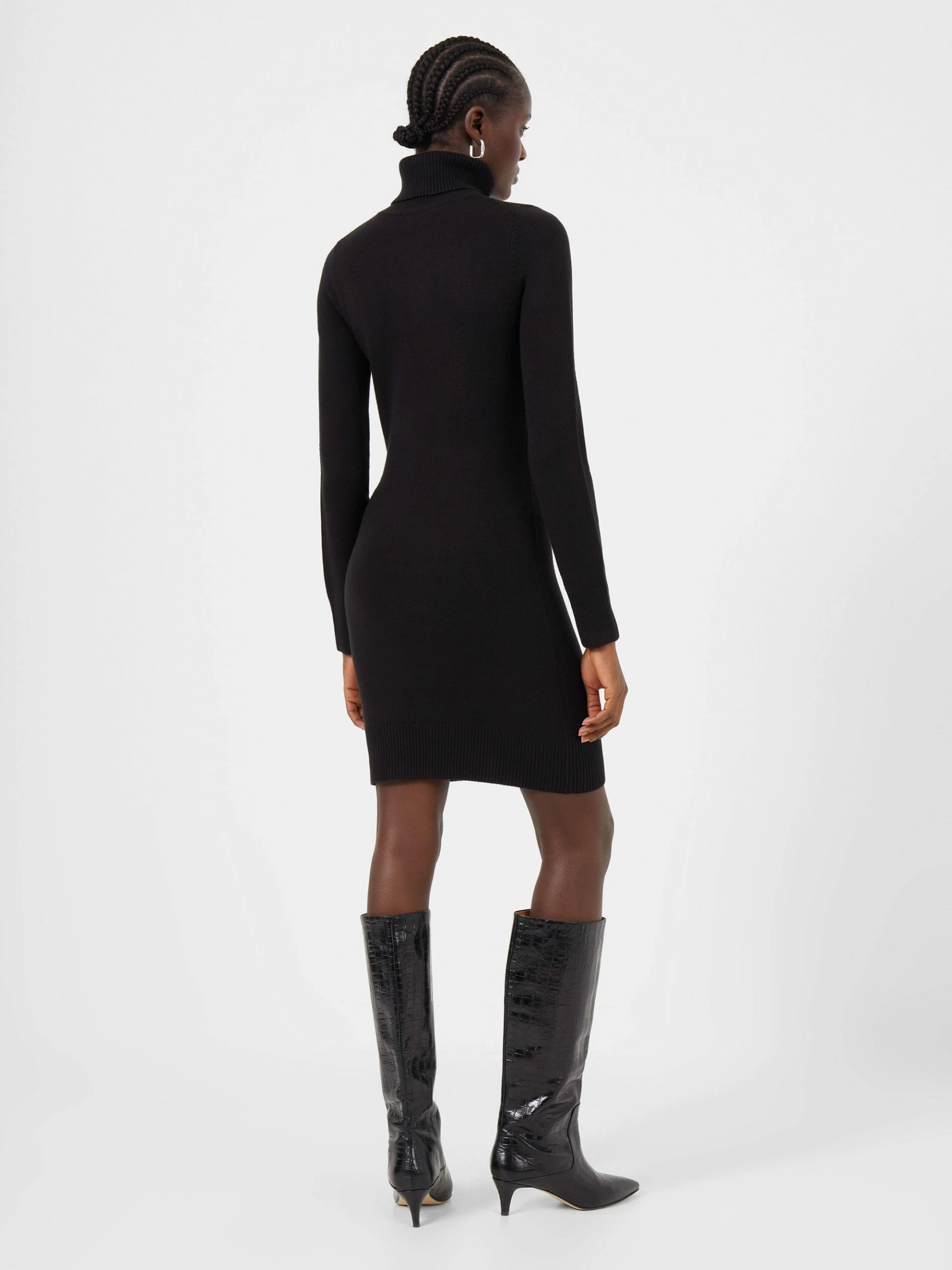 French Connection Babysoft Roll Neck Mini Dress 6 French Connection Babysoft Roll Neck Mini Dress - Image 4