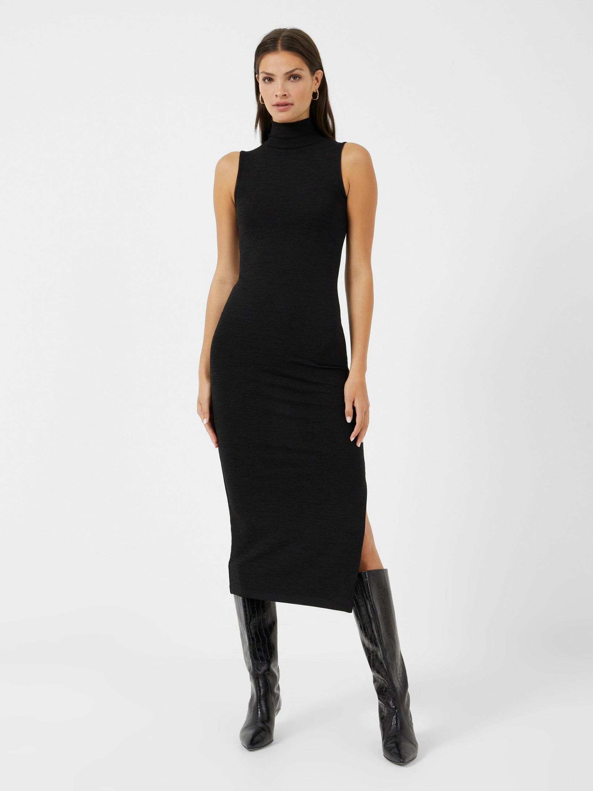 French Connection Sweeter Sweater High Neck Midi Dress 3 French Connection Sweeter Sweater High Neck Midi Dress