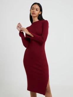 French Connection Turtle Rib Dress Mid 10 French Connection Turtle Rib Dress Mid -French Connection Shop 71TTT60 583