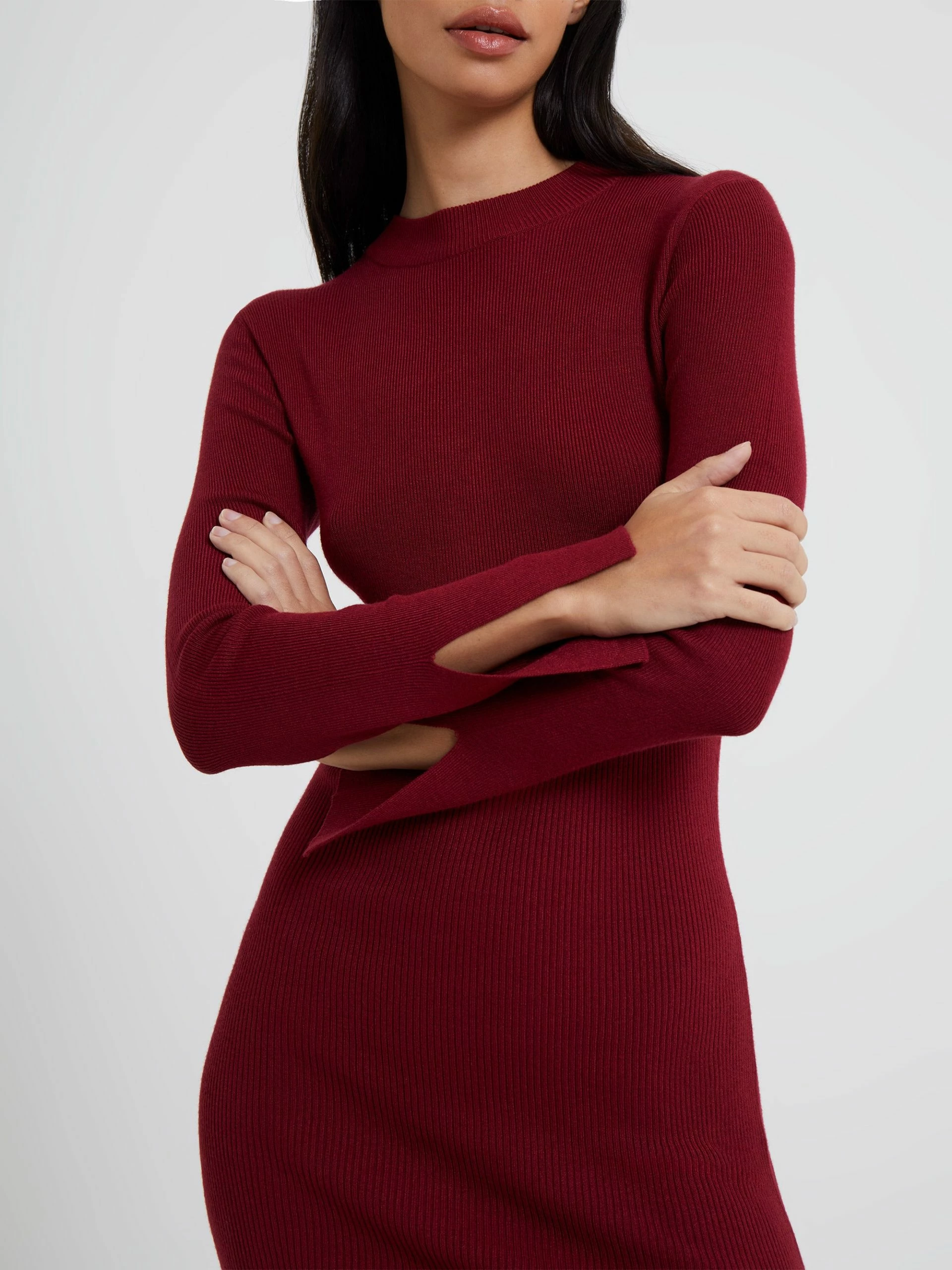 French Connection Turtle Rib Dress Mid 4 French Connection Turtle Rib Dress Mid - Image 2