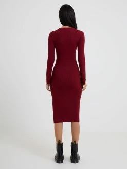 French Connection Turtle Rib Dress Mid 9 French Connection Turtle Rib Dress Mid -French Connection Shop 71TTT60 600