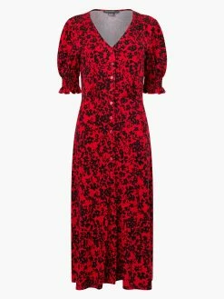 French Connection Vee Button-Through Dress 11 French Connection Vee Button-Through Dress -French Connection Shop 71TVP60copy