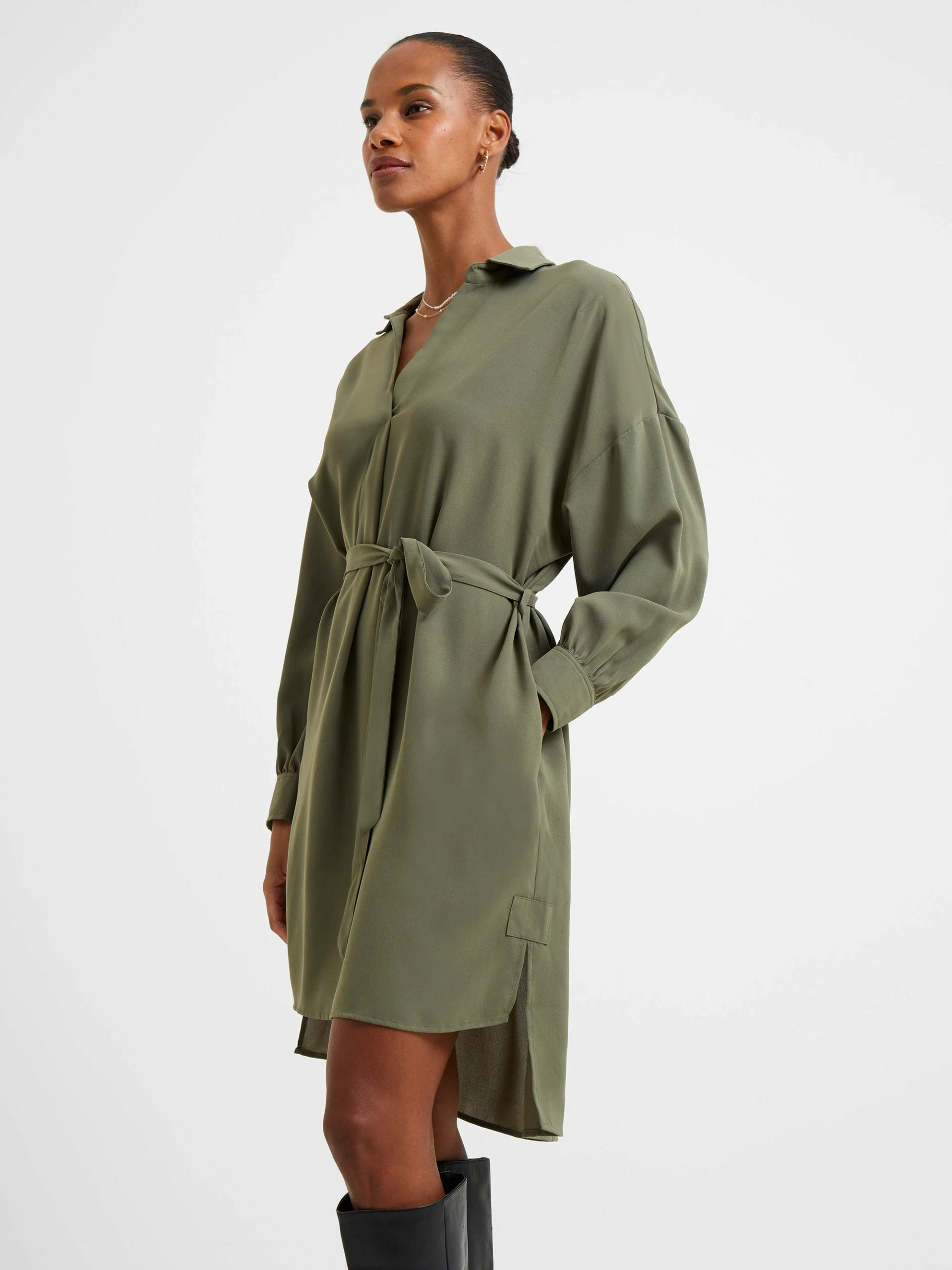French Connection Overhead Shirt Dress 6 French Connection Overhead Shirt Dress - Image 4