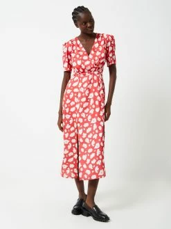 French Connection Aimee Enid Front Split Dress 11 French Connection Aimee Enid Front Split Dress -French Connection Shop 71TWC60 1901copy