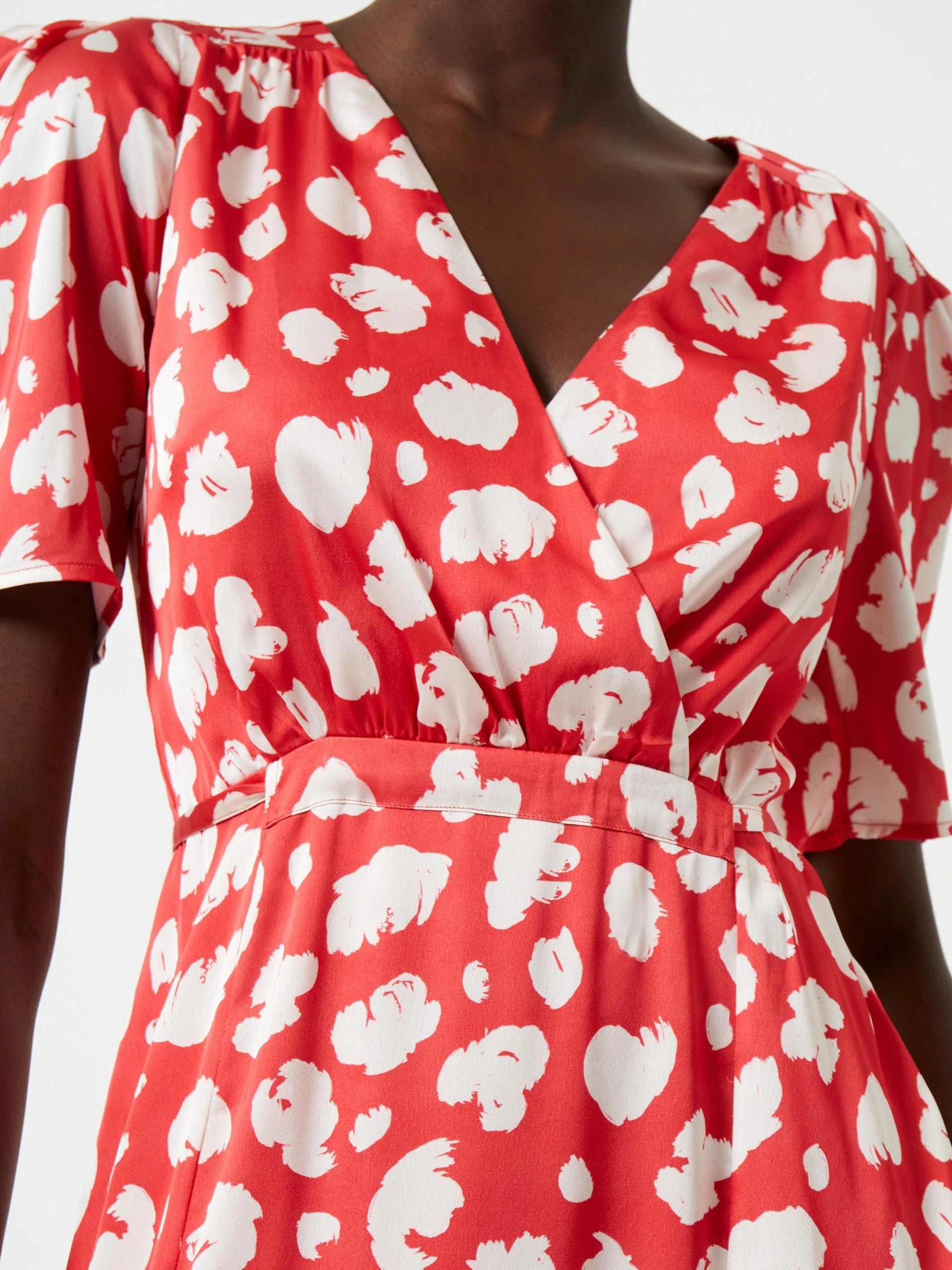 French Connection Aimee Enid Front Split Dress 4 French Connection Aimee Enid Front Split Dress - Image 2