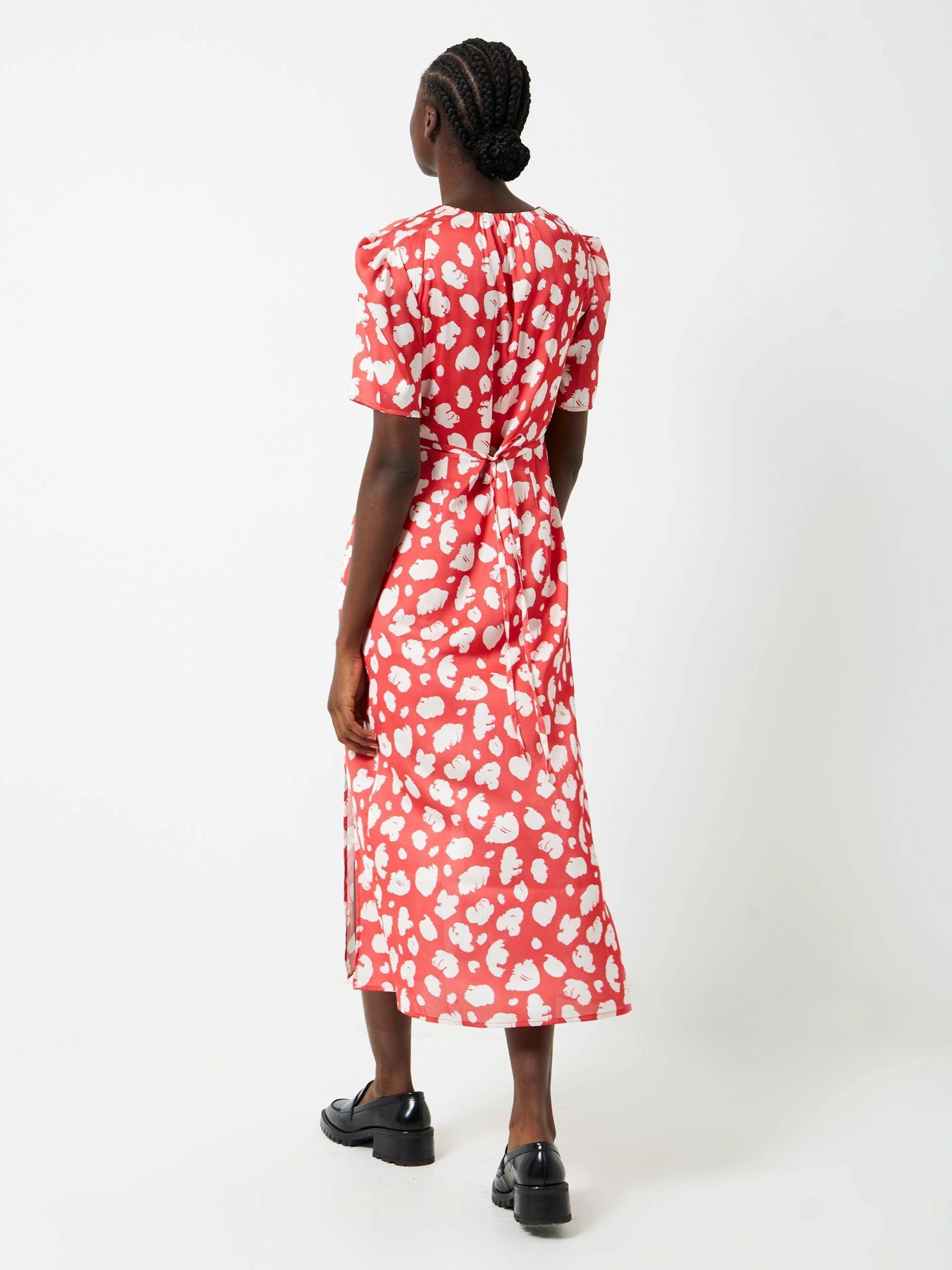 French Connection Aimee Enid Front Split Dress 5 French Connection Aimee Enid Front Split Dress - Image 3