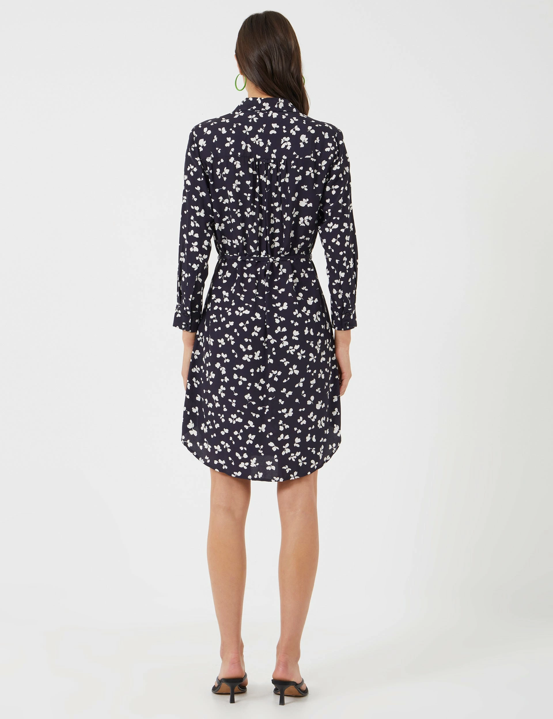 French Connection Bonita Drape Shirt Dress 5 French Connection Bonita Drape Shirt Dress - Image 3