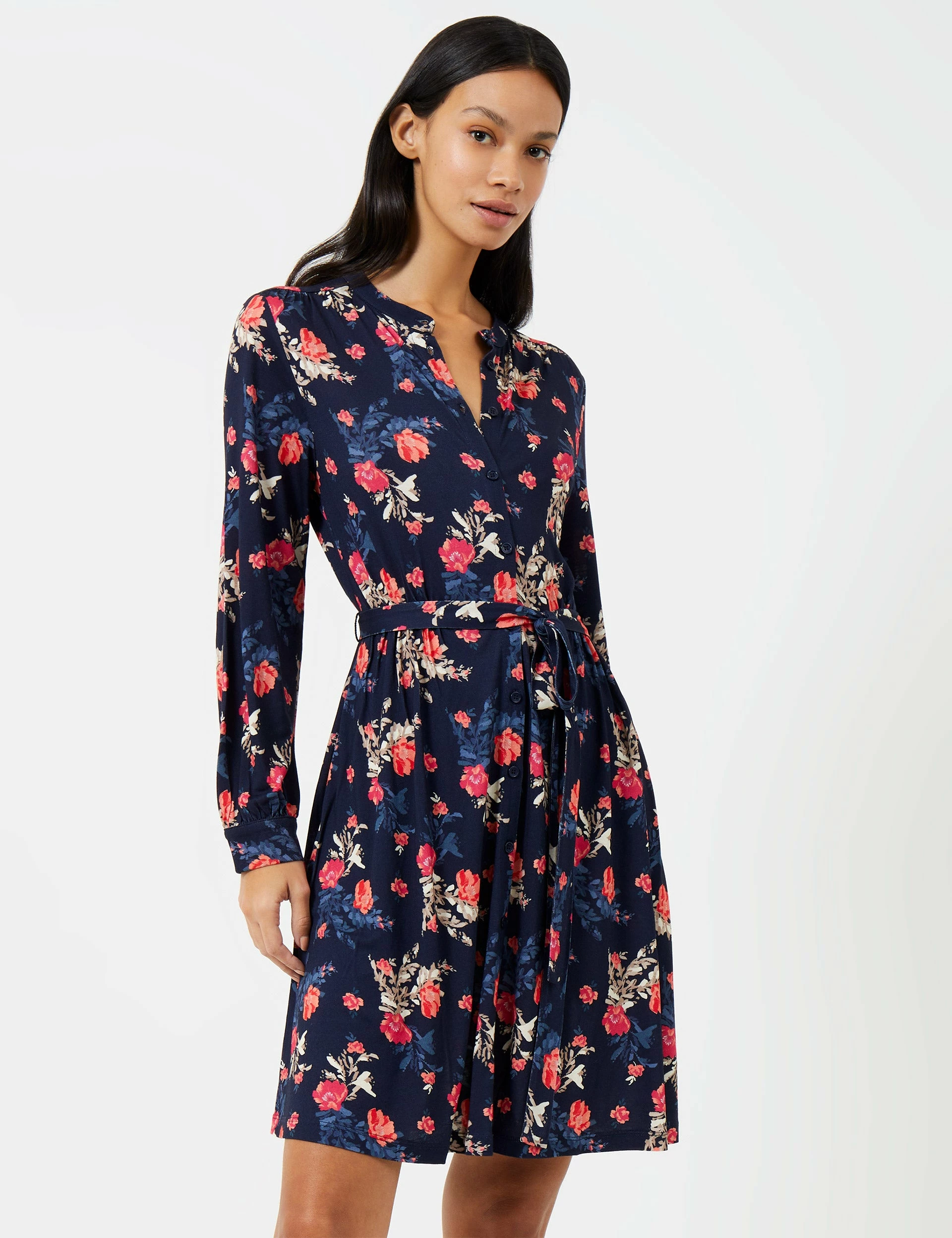French Connection Ella Rose Meadow Shirt Dress 3 French Connection Ella Rose Meadow Shirt Dress