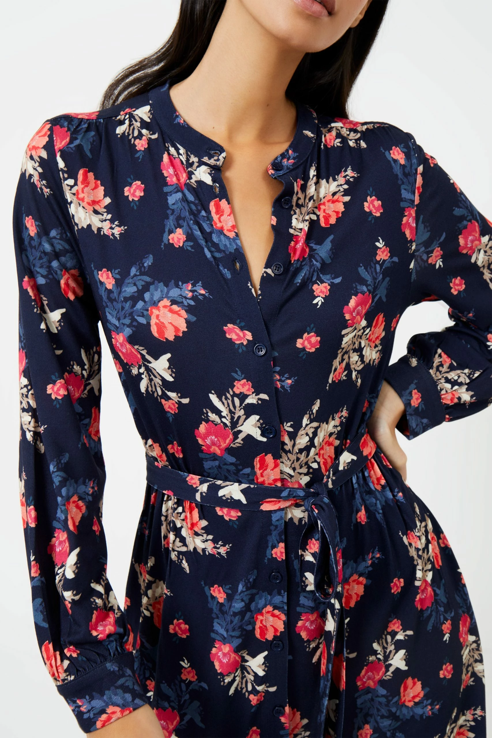 French Connection Ella Rose Meadow Shirt Dress 4 French Connection Ella Rose Meadow Shirt Dress - Image 2