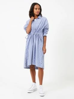French Connection Rhodes Stripe Poplin Shirt Dress