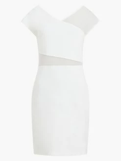 French Connection Lula Ponte Mesh Mix Bodycon Mini Dress -French Connection Shop 71UAN10copy