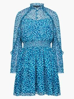 French Connection Billi Recycled Hallie Frill Mini Dress 11 French Connection Billi Recycled Hallie Frill Mini Dress -French Connection Shop 71UAO41