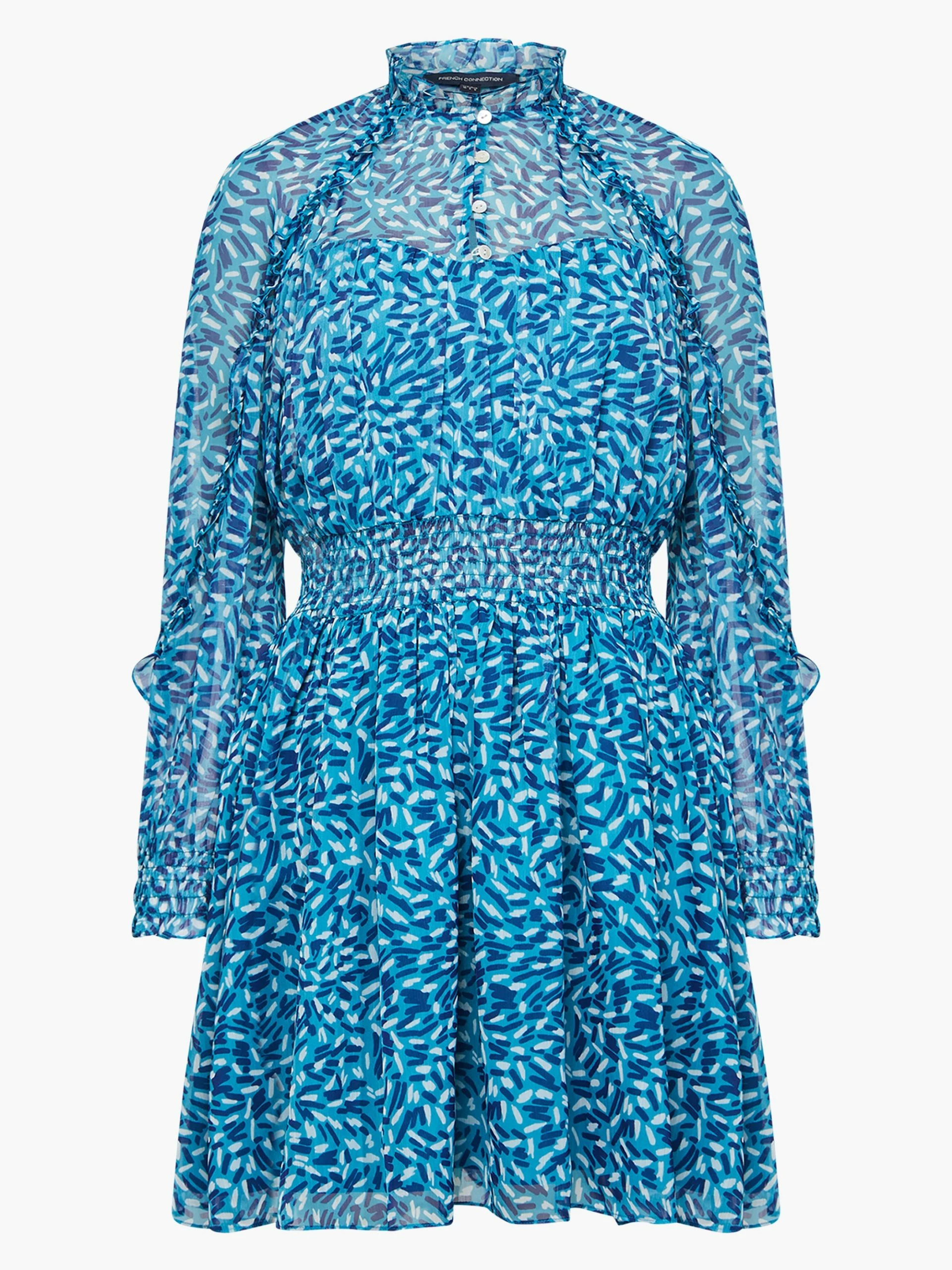 French Connection Billi Recycled Hallie Frill Mini Dress 7 French Connection Billi Recycled Hallie Frill Mini Dress - Image 5