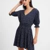 French Connection Meadow Dea 3/4 Sleeve Mini Dress 1 French Connection Meadow Dea 3/4 Sleeve Mini Dress -French Connection Shop 71UAU40 1027