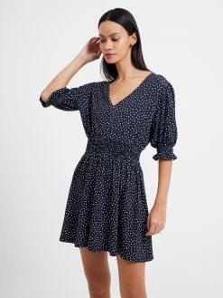 French Connection Meadow Dea 3/4 Sleeve Mini Dress