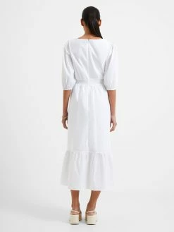 French Connection Rhodes Poplin Cut-Out Midaxi Dress -French Connection Shop 71UAX10 2617