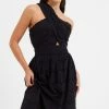 French Connection Appelona Broderie Anglaise One Shoulder Dress 2 French Connection Appelona Broderie Anglaise One Shoulder Dress -French Connection Shop 71UBF01 1210copy