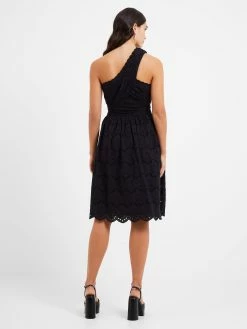 French Connection Appelona Broderie Anglaise One Shoulder Dress 9 French Connection Appelona Broderie Anglaise One Shoulder Dress -French Connection Shop 71UBF01 1260copy