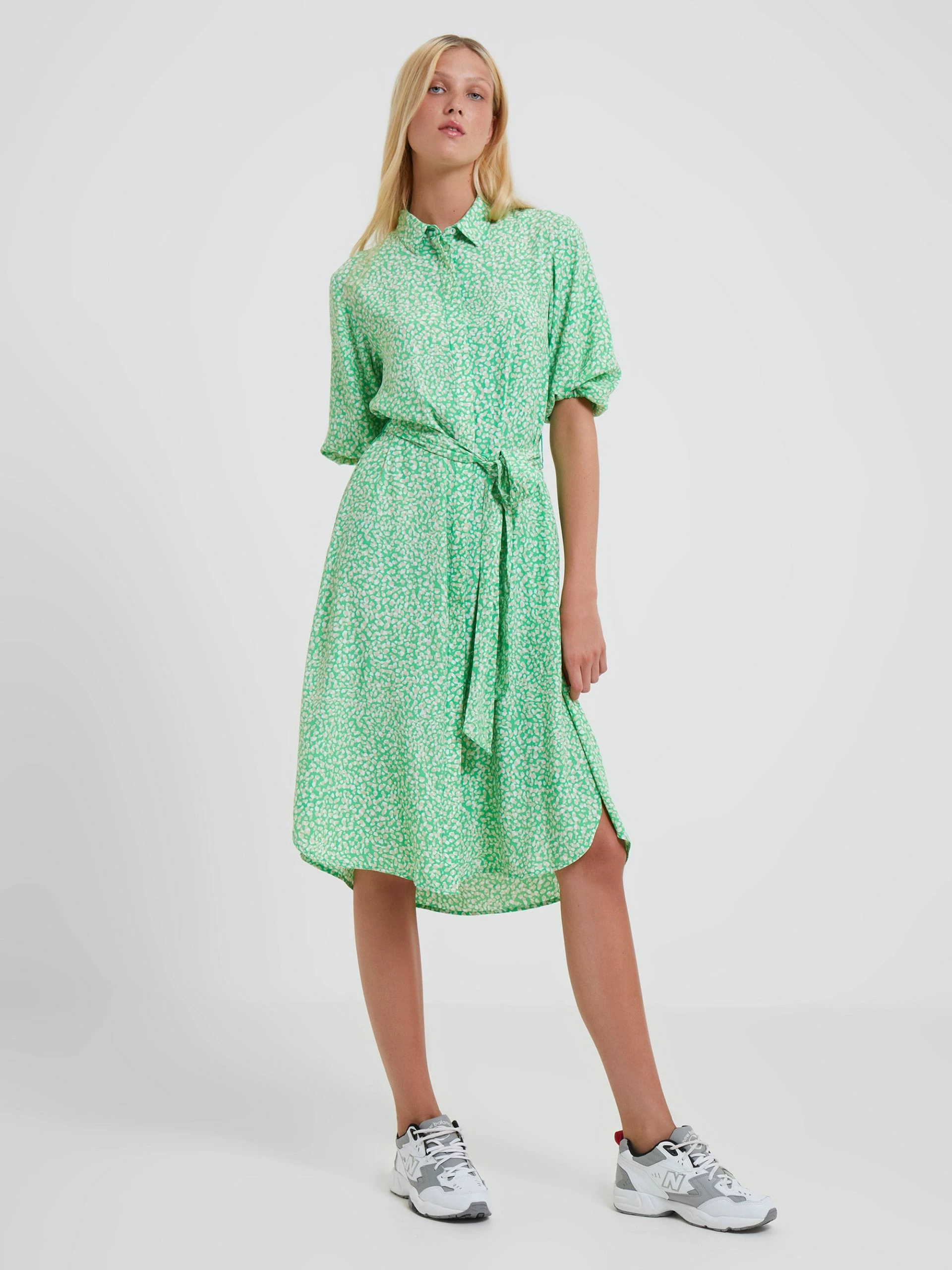 French Connection Cadie Eco Delphine Drape Shirt Dress 7 French Connection Cadie Eco Delphine Drape Shirt Dress - Image 5