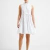 French Connection Rhodes Poplin Sleeveless Tiered Mini Dress 2 French Connection Rhodes Poplin Sleeveless Tiered Mini Dress -French Connection Shop 71UBS10 4copy