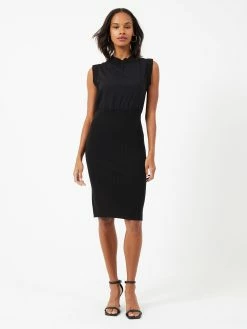 French Connection Krista Knit Sleeveless Rib Mix Dress -French Connection Shop 71UCM01 1205