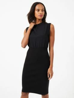 French Connection Krista Knit Sleeveless Rib Mix Dress