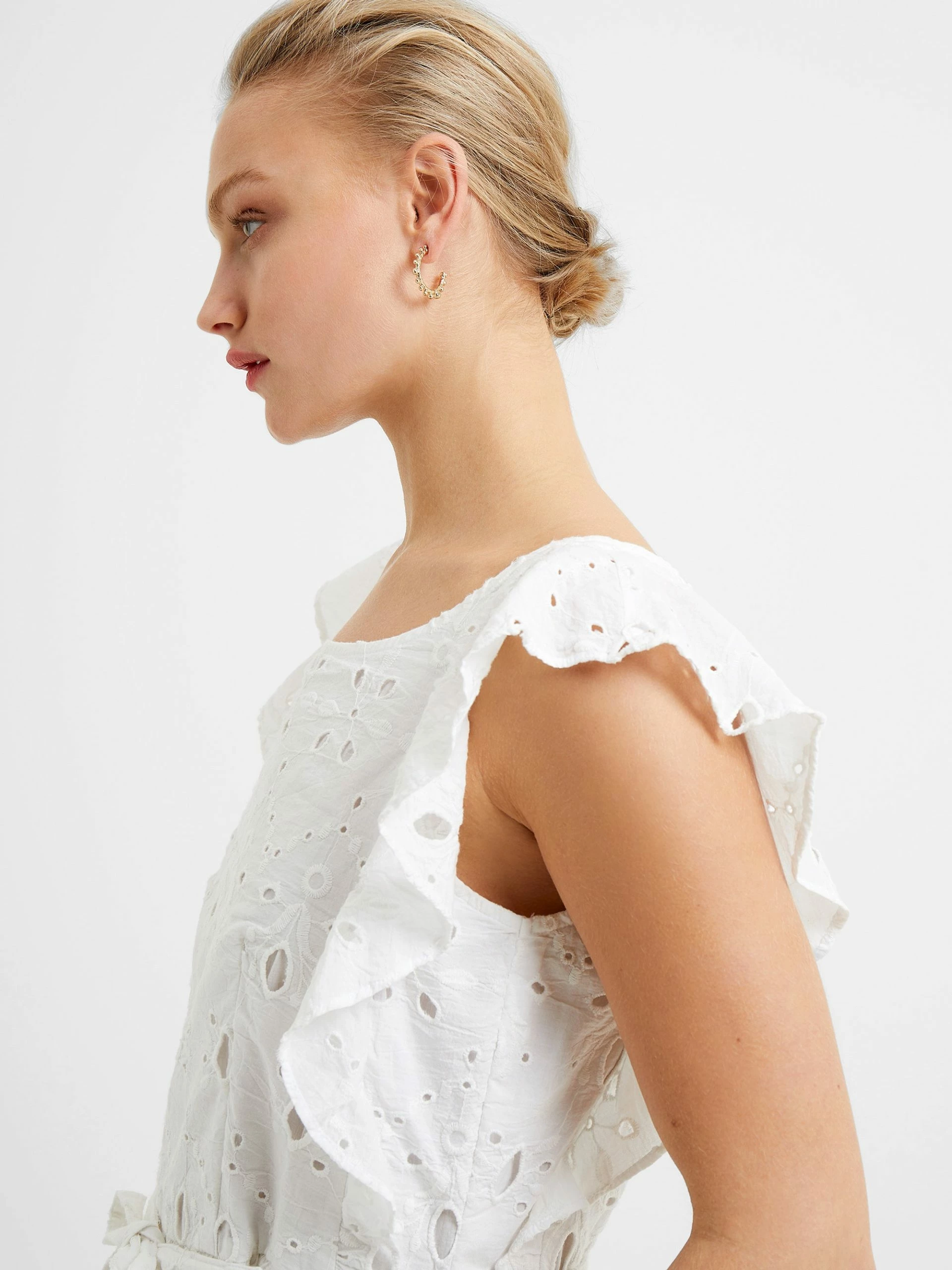 French Connection Cilla Broderie Anglaise Dress 6 French Connection Cilla Broderie Anglaise Dress - Image 4