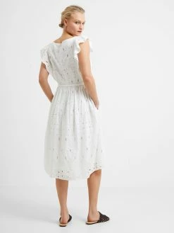 French Connection Cilla Broderie Anglaise Dress 12 French Connection Cilla Broderie Anglaise Dress -French Connection Shop 71UDC10 3308copy