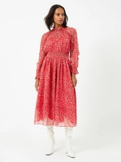 French Connection Billi Recycled Hallie Midi Dress
