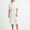 French Connection Elkie Twill Drawstring Shirt Dress 1 French Connection Elkie Twill Drawstring Shirt Dress -French Connection Shop 71UDN10 2572copy