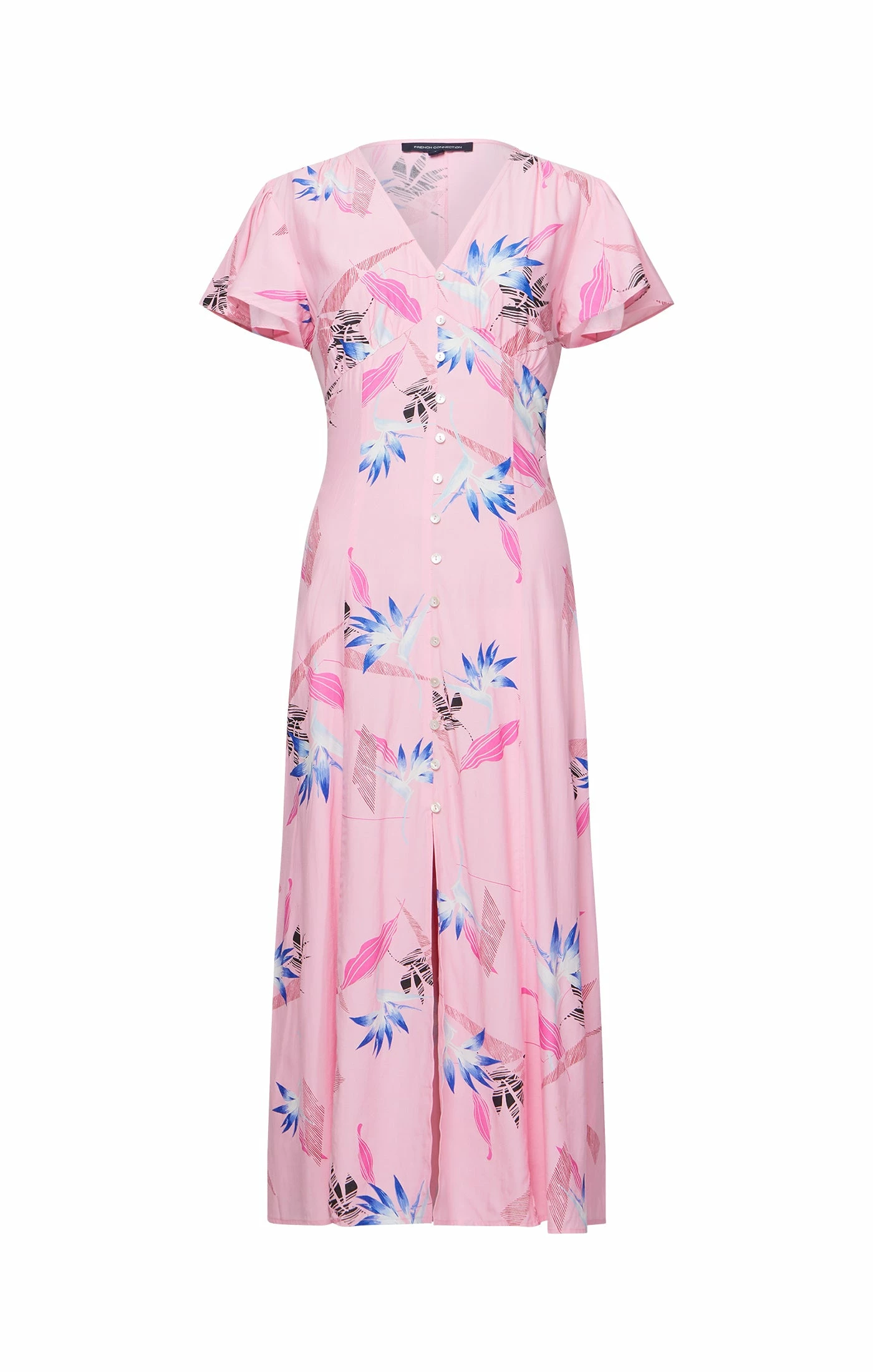 French Connection Eugine Eco Delphine Drape Midi Dress 7 French Connection Eugine Eco Delphine Drape Midi Dress - Image 5