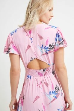 French Connection Eugine Eco Delphine Drape Midi Dress 9 French Connection Eugine Eco Delphine Drape Midi Dress -French Connection Shop 71UDP60 384copy