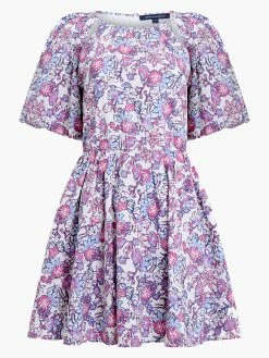 French Connection Fotini Poplin Puff Sleeve Mini Dress -French Connection Shop 71UEO10copy 5
