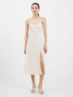 French Connection Camille Echo Crepe Slip Dress