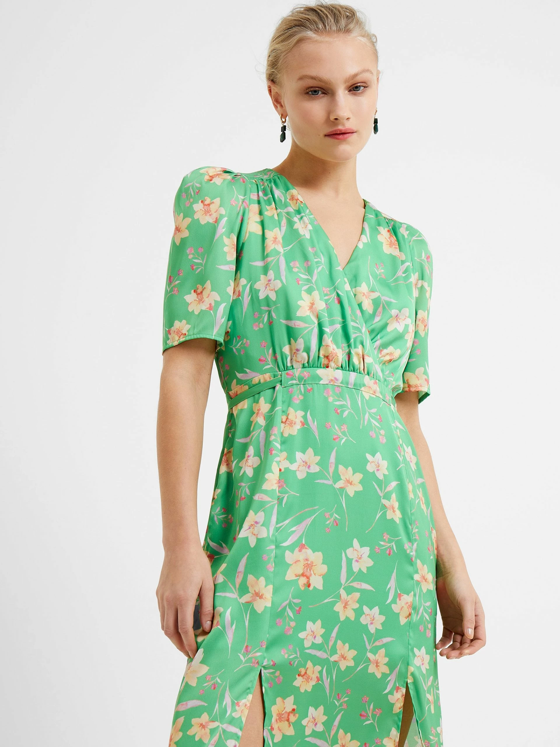 French Connection Camille Wrap Midi Dress 4 French Connection Camille Wrap Midi Dress - Image 2