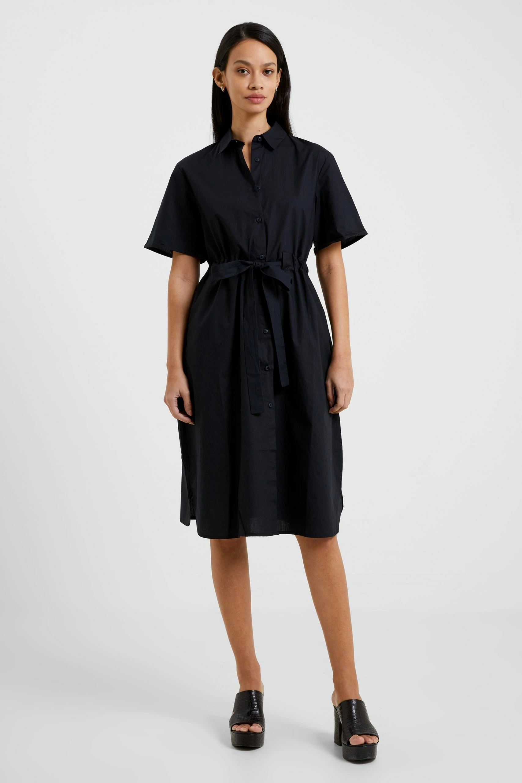 French Connection Rhodes Poplin Shirt Dress 5 French Connection Rhodes Poplin Shirt Dress - Image 3