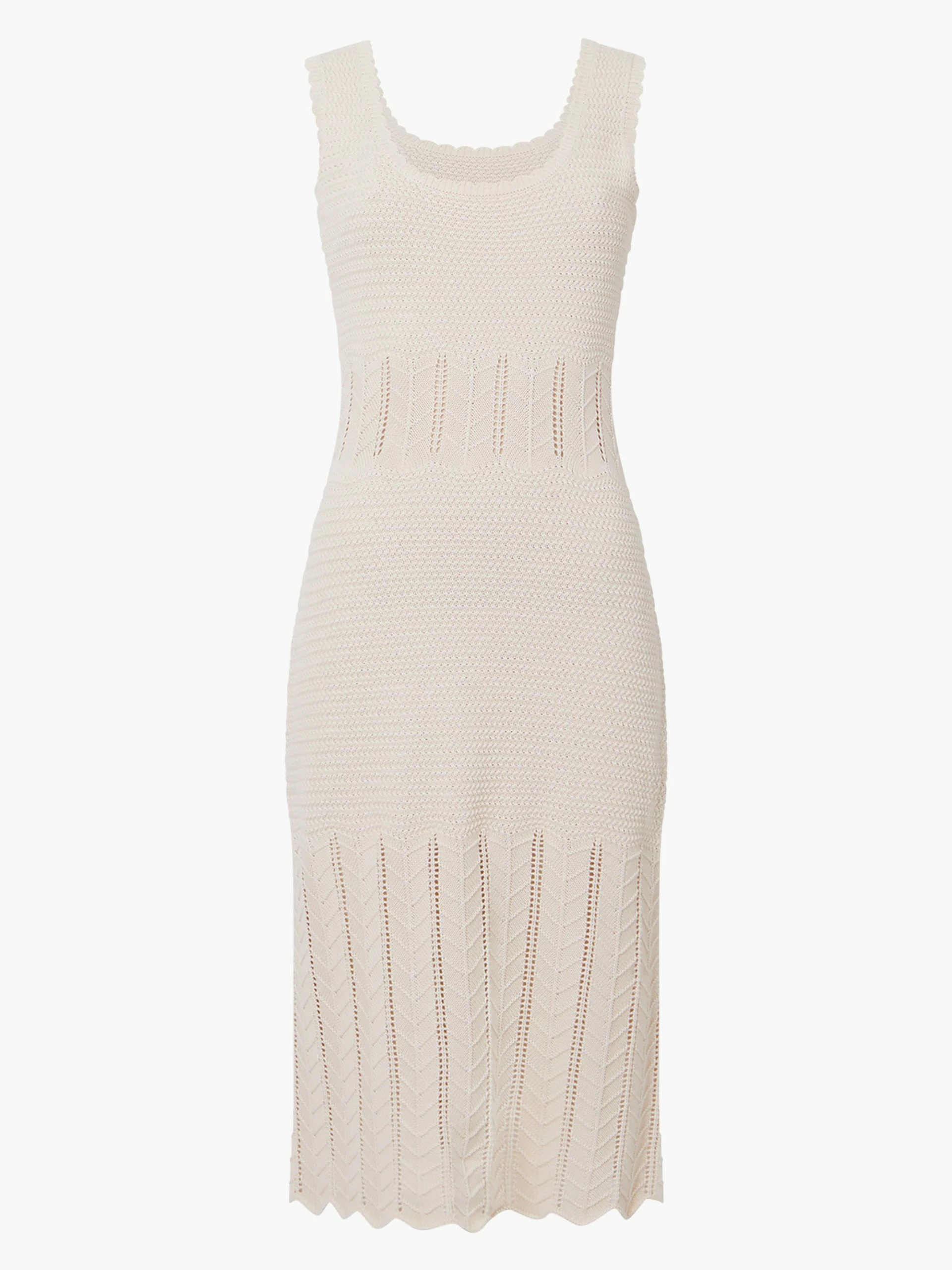 French Connection Nellis Cotton Crochet Scallop Dress 8 French Connection Nellis Cotton Crochet Scallop Dress - Image 6