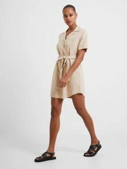 French Connection Alania Lyocell Blend Shirt Dress