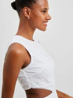 French Connection Esse Cotton Mini Dress 12 French Connection Esse Cotton Mini Dress -French Connection Shop 71UNI1272copy