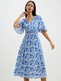 French Connection Cosette Smock Waist Dress 10 French Connection Cosette Smock Waist Dress -French Connection Shop 71UOD40 1467copy