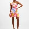 French Connection Isadora Faron One Shoulder Ruffle Mini Dress 2 French Connection Isadora Faron One Shoulder Ruffle Mini Dress -French Connection Shop 71UOE90 2307