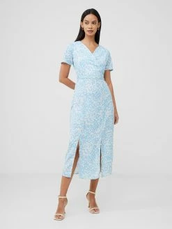 French Connection Aimee Wrap Midi Dress