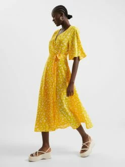 French Connection Wrap Angel Dress -French Connection Shop 71USN70 1056copy2