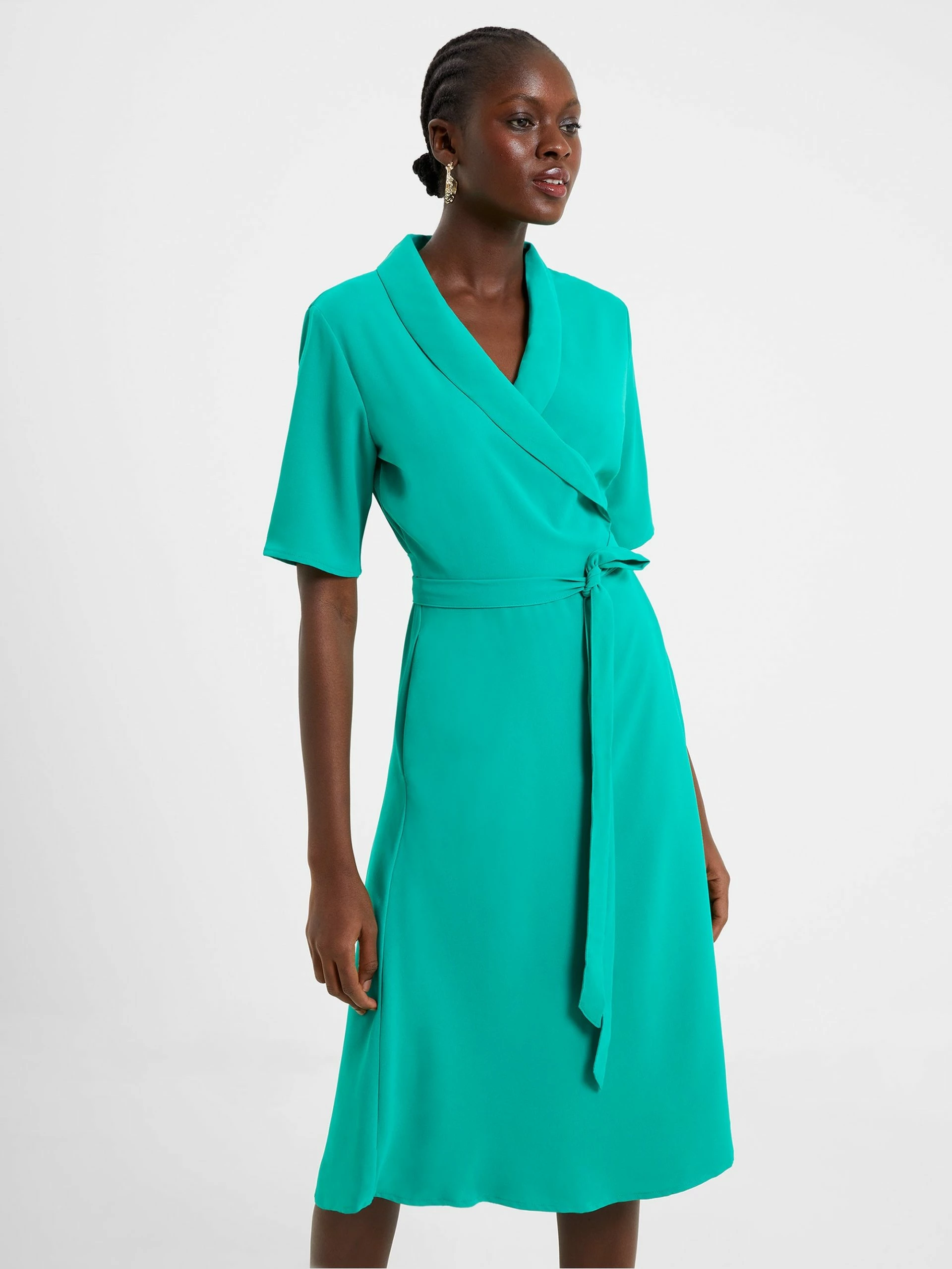 French Connection Shawl Midi Dress 3 French Connection Shawl Midi Dress