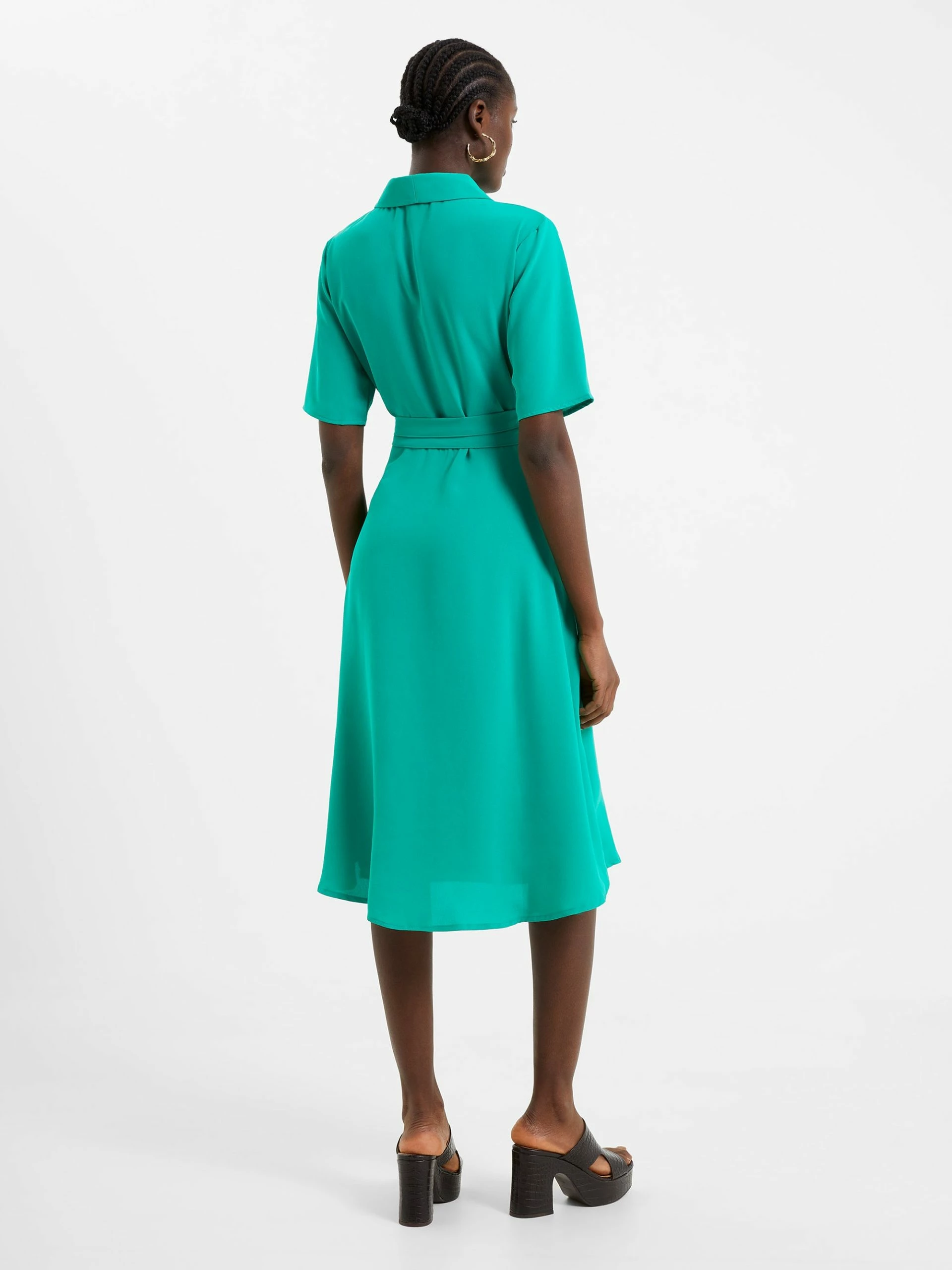 French Connection Shawl Midi Dress 5 French Connection Shawl Midi Dress - Image 3