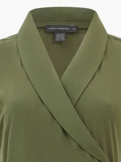 French Connection Shawl Sleeveless Midi Dress -French Connection Shop 71USY30crop