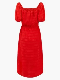 French Connection Bardot Check Dress 13 French Connection Bardot Check Dress -French Connection Shop 71USZ60 BACKcopy