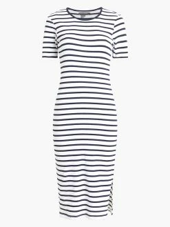 French Connection Stripe Midi Dress -French Connection Shop 71UTI40copy