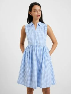 French Connection Sleeveless Gingham Smock Dress -French Connection Shop 71UUM40 1253copy2