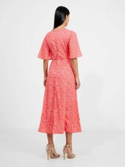 French Connection Kiss Print Angel Sleeve Dress -French Connection Shop 71UUO60 244copy